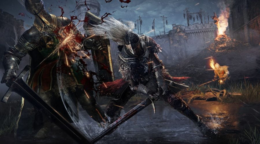 Sadly, there is no crossplay support in Elden Ring but it does have cross-gen feature.