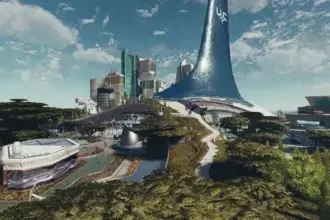 Starfield New Atlantis is the Biggest City Bethesda Has Ever Built