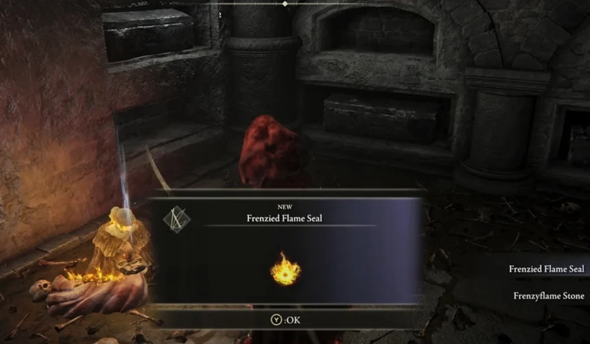 Elden Ring Frenzied Flame Seal