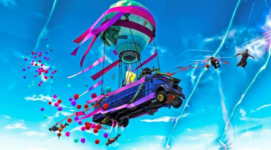 Fortnite Birthday Battle Bus 