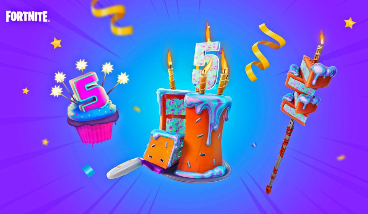 Fortnite 5th Birthday Anniversary Party Announcement