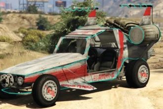 Space Docker buggy which unlocks after collecting all GTA 5 Spaceship Parts