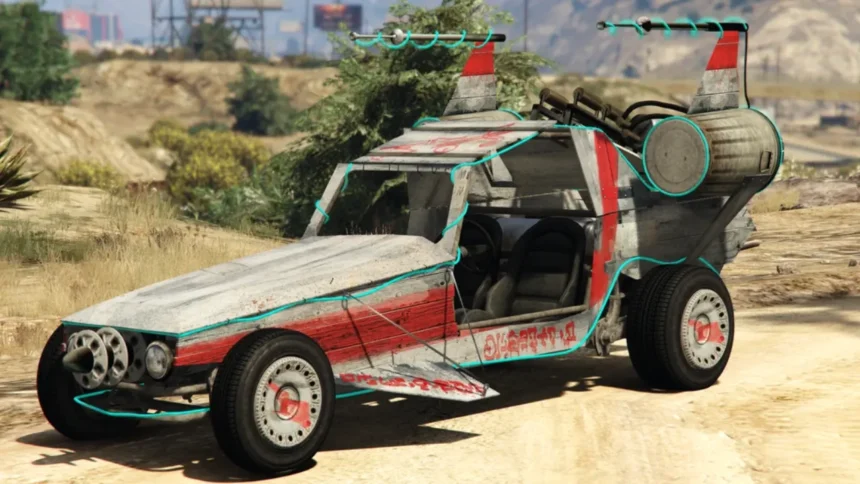 Space Docker buggy which unlocks after collecting all GTA 5 Spaceship Parts