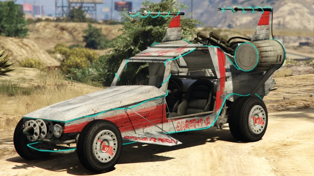 Space Docker buggy which unlocks after collecting all GTA 5 Spaceship Parts
