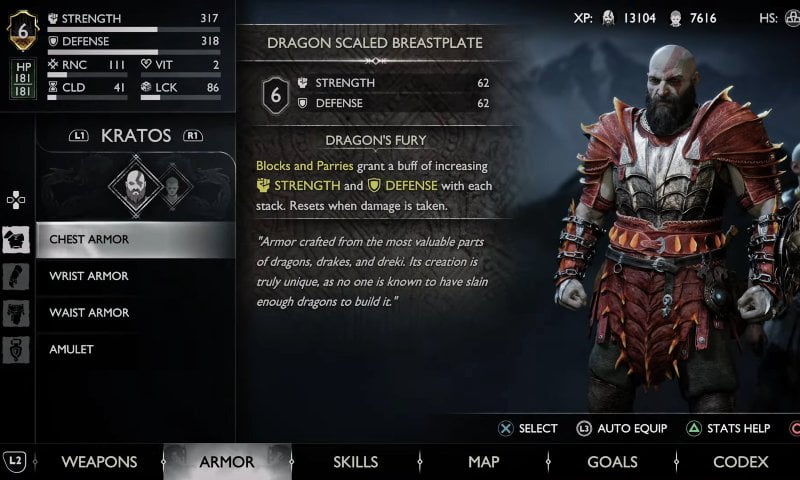 Ragnarok Dragon Scaled Armor Set