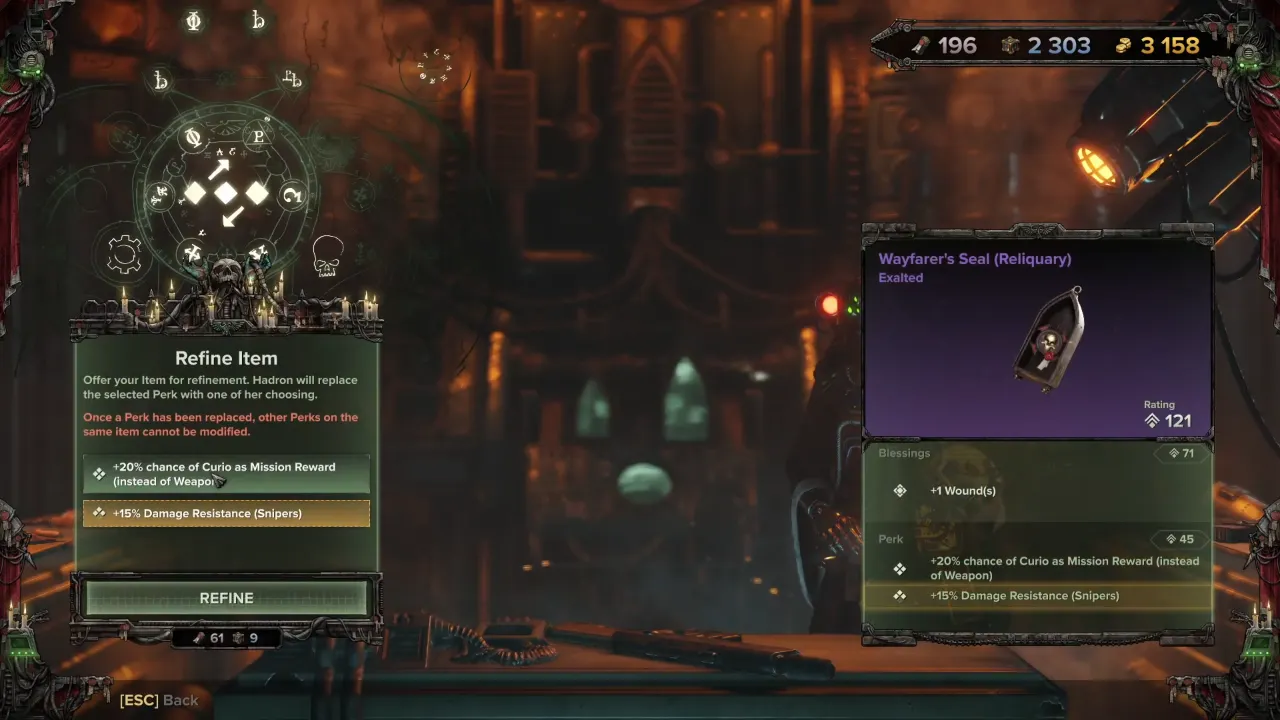 Upgrading and Crafting Curios in WHD 4K