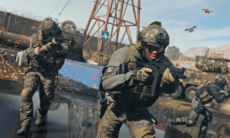 Troops walking in Modern Warfare 2