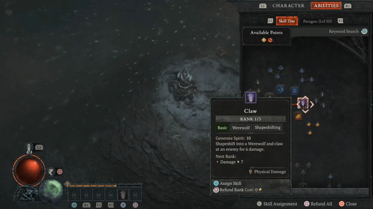 Reset your Abilities & Points in Diablo 4