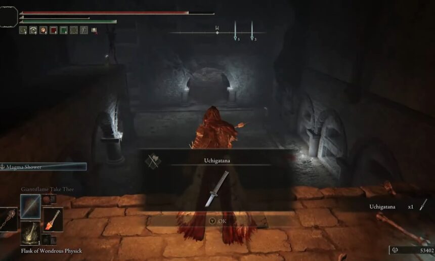 Where to Get Uchigatana Elden Ring - Walkthrough