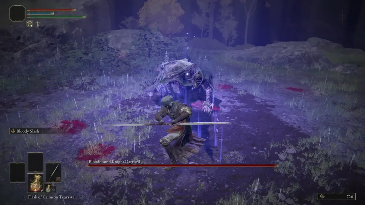 Elden Ring Bloodhound Knight Darriwil Boss Fight