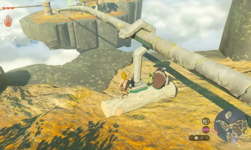 The Legend of Zelda TotK adventure