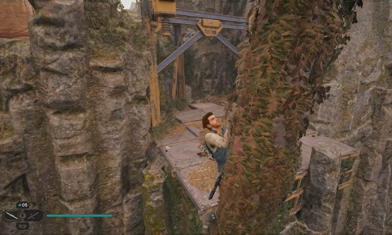 Jump on Trontoshell's tusk to move to new location