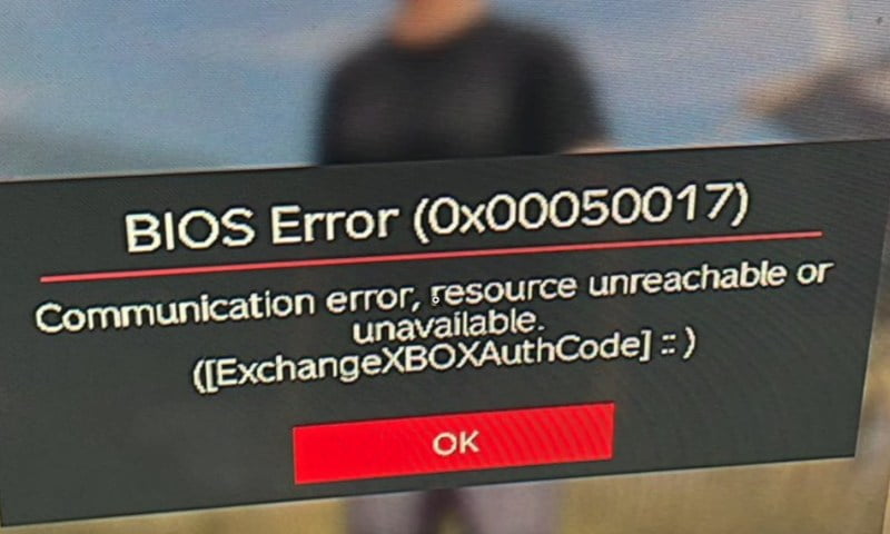 DayZ Bios Error Message