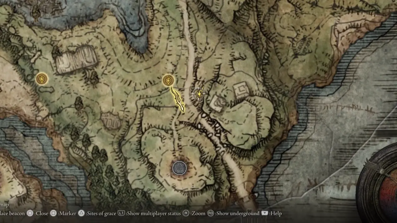 Elden Ring Limgrave Larval Tear map location