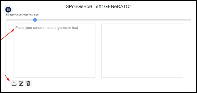 SpongeBob generates stylish text