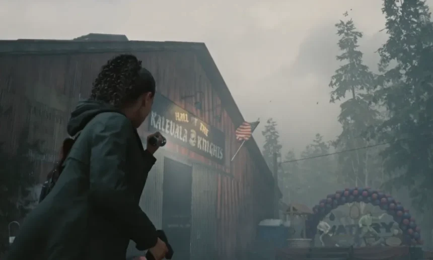 Alan Wake 2 Kalevala Knights Workshop Locked Door Code Puzzle