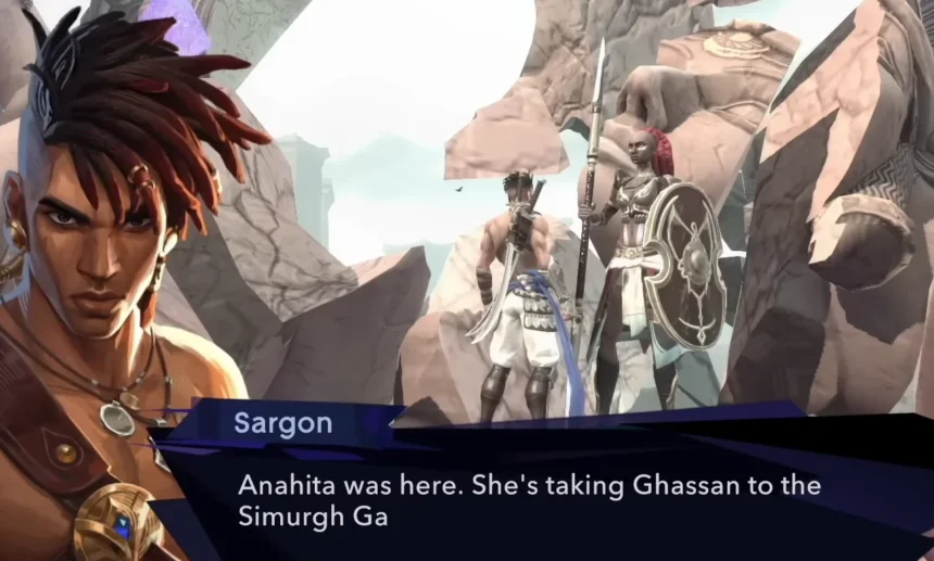 Sargon, the new hero, in action in Prince of Persia: The Lost Crown