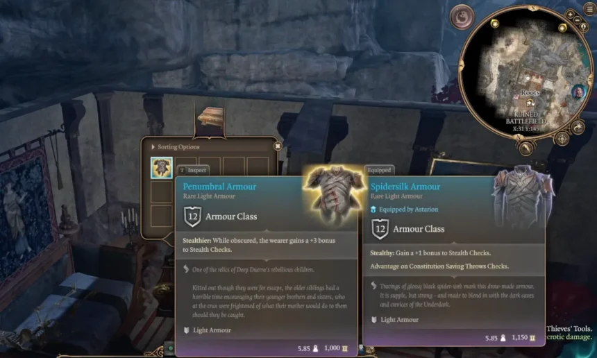 Baldur’s Gate 3 Penumbral Armor Guide BG3
