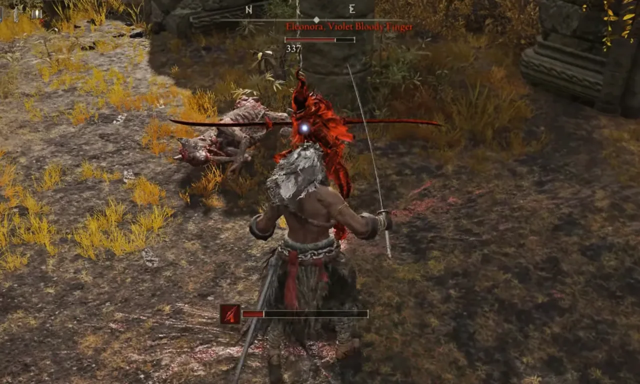 Fight with Bloody Finger Eleonora Boss