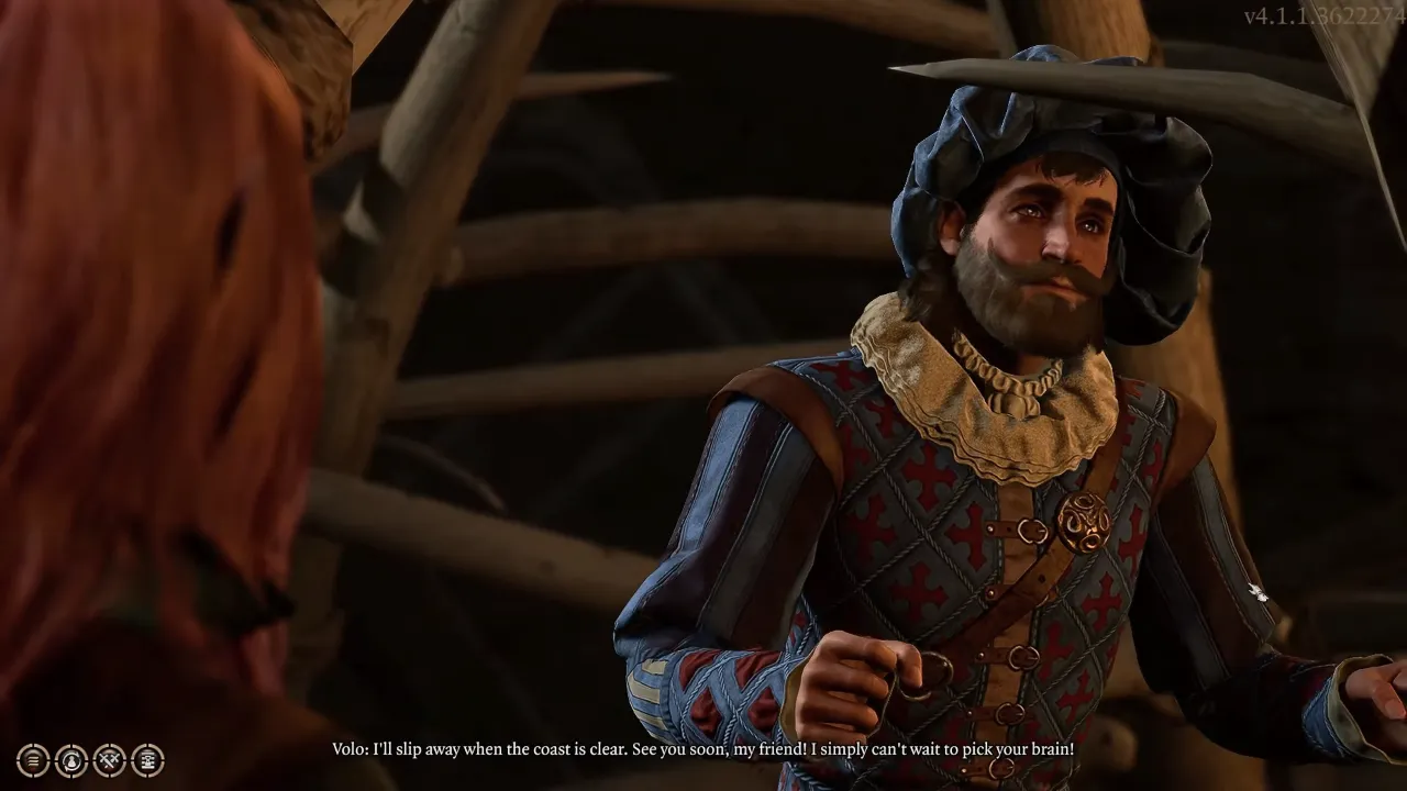 Conversation with Volo in Baldur's Gate 3