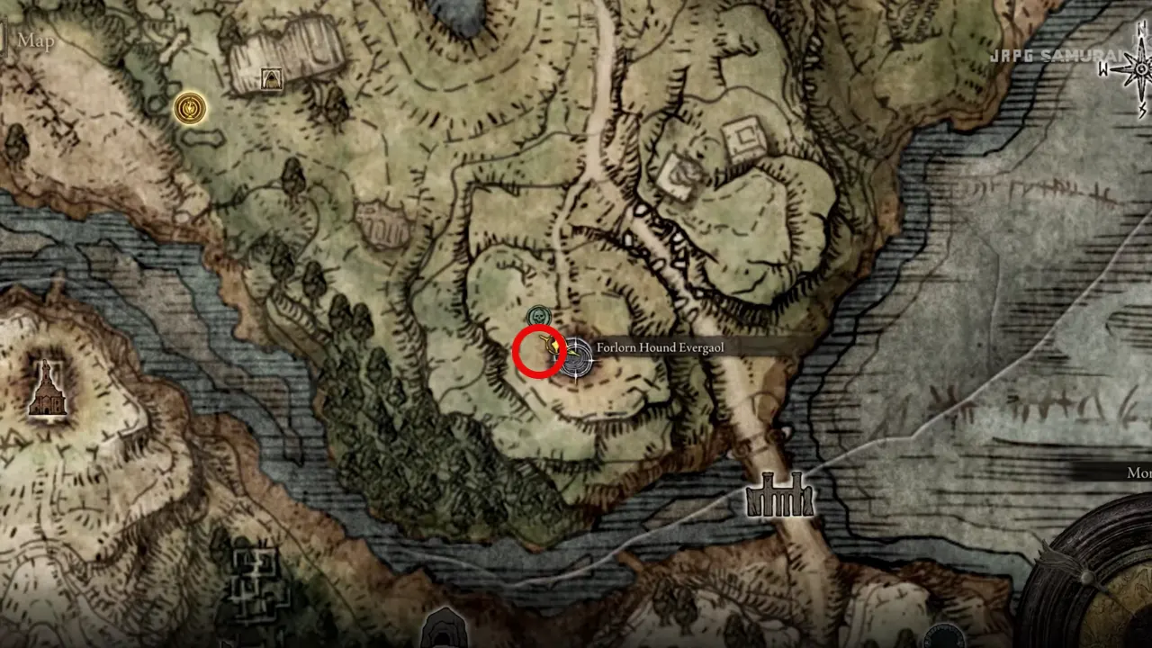 Elden Ring Blaidd Second Encounter at Darriwil Location in Forlorn Hound Evergaol