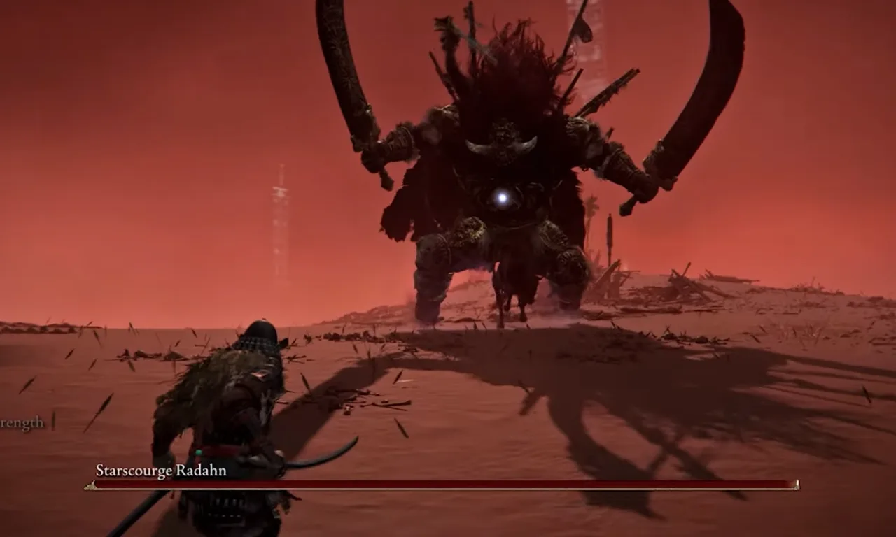 Fight with Radahn