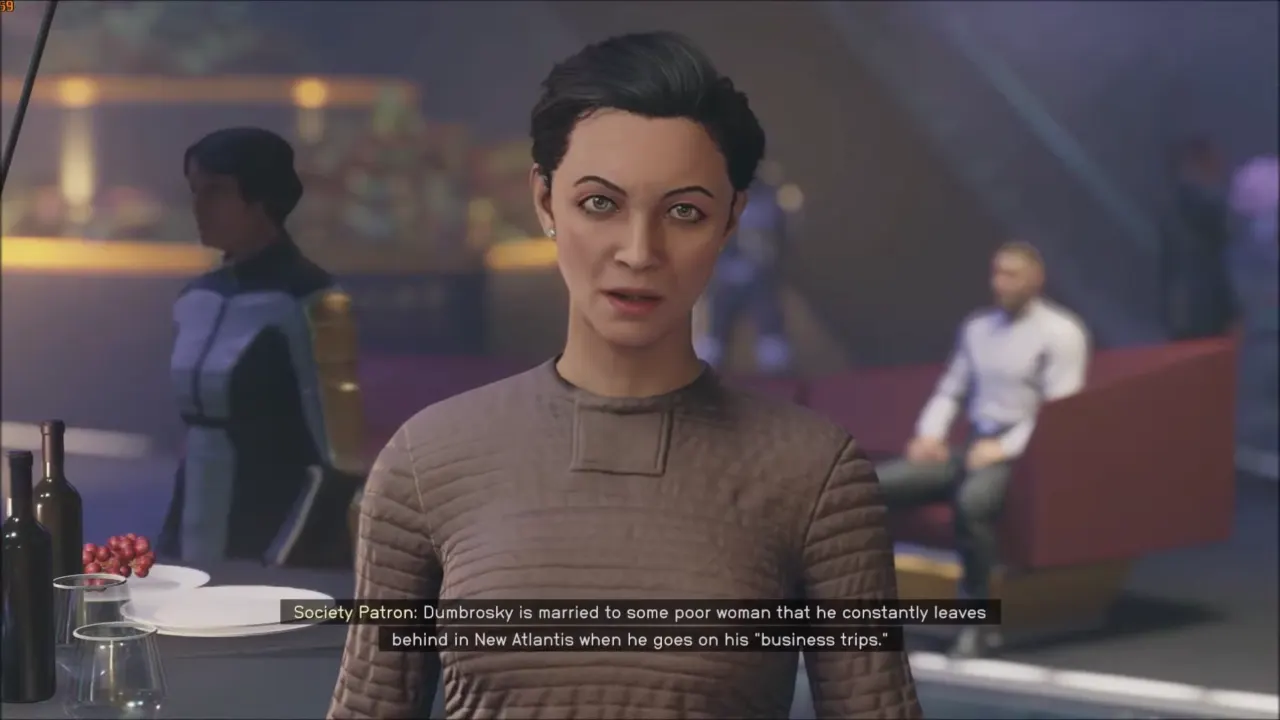 Talk to patrons in the Starview Ballroom