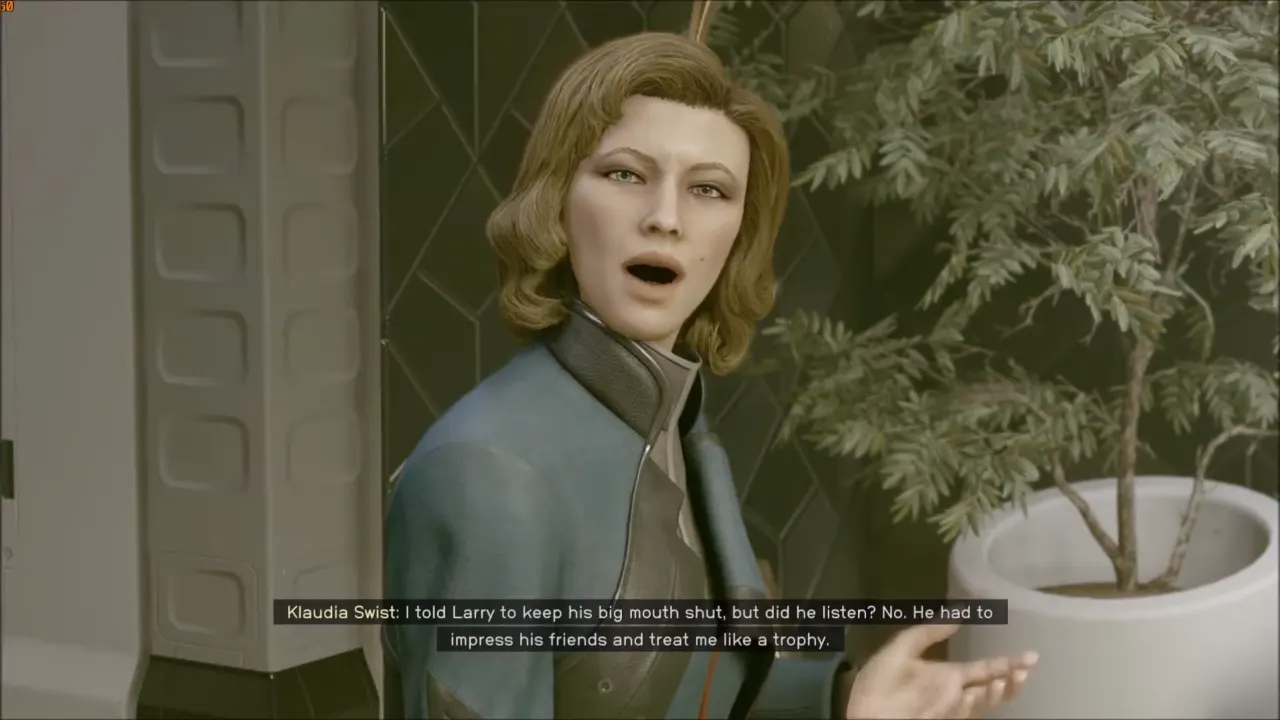 Talking with Klaudia Twist in Starfield