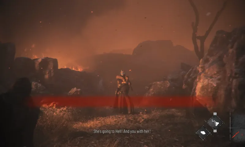 Saving Beatrice who is held hostage by an enemy.
