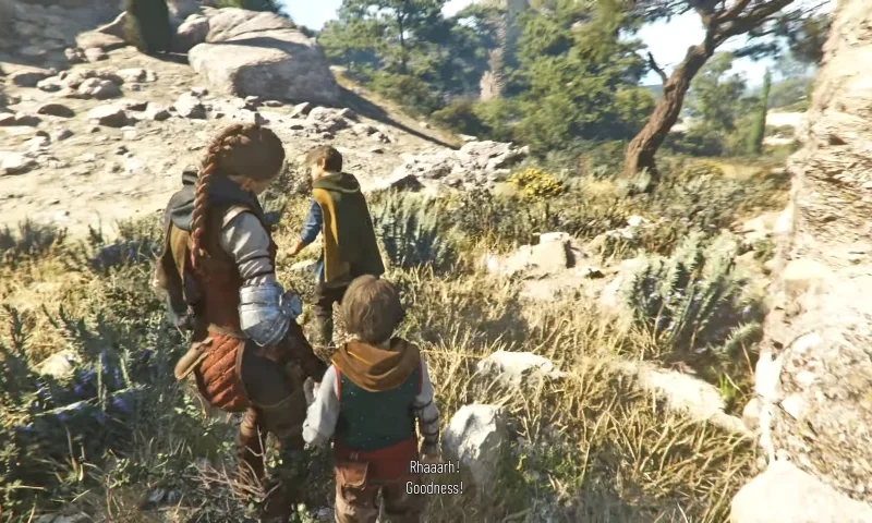 Sacred Lucas by silently approached from behind.