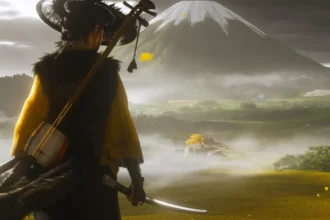 Ghost of Yotei promotional image showing new protagonist Atsu