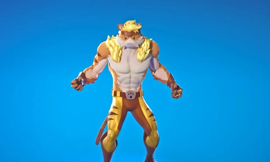 Fortnite Sabretooth Meowscles skin in Item Shop