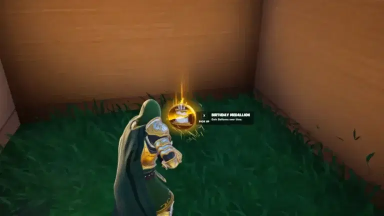 How to Get and Use a Birthday Medallion in Fortnite