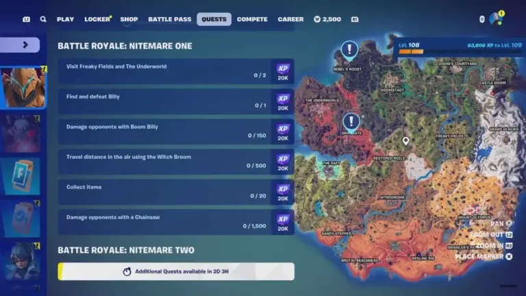 How to Complete Every Nitemare One Quest in Fortnite