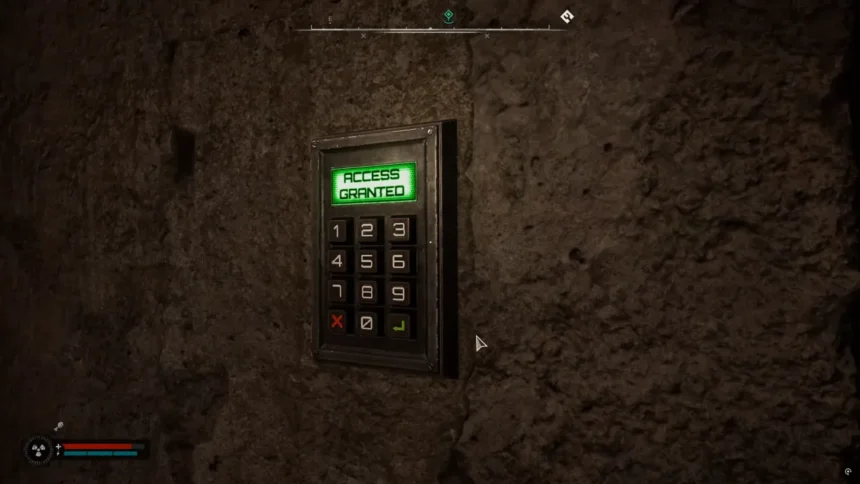 STALKER 2 Scorcher Technical Tunnel Door Code