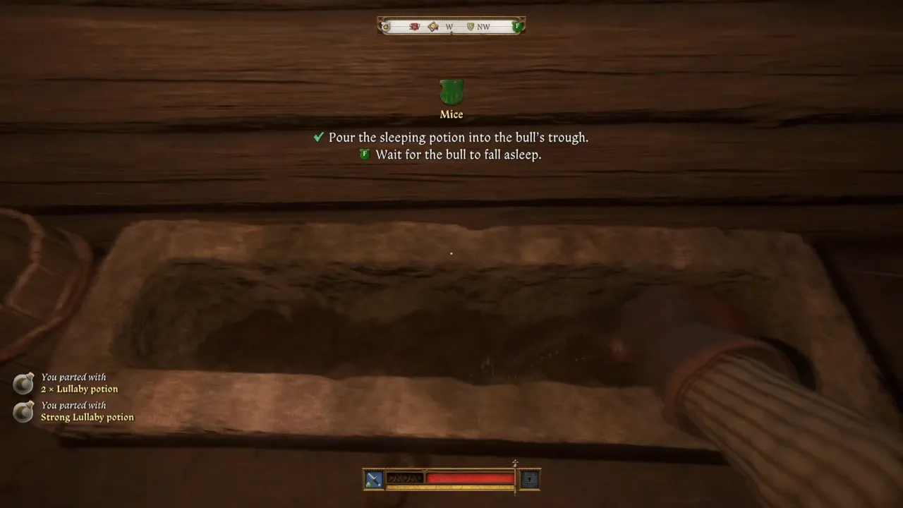 Drug the Bull’s Water Trough - Kingdom Come Deliverance 2 Mice