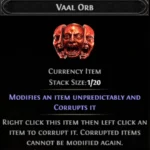 Path of Exile 2 All Vaal Orb Outcomes