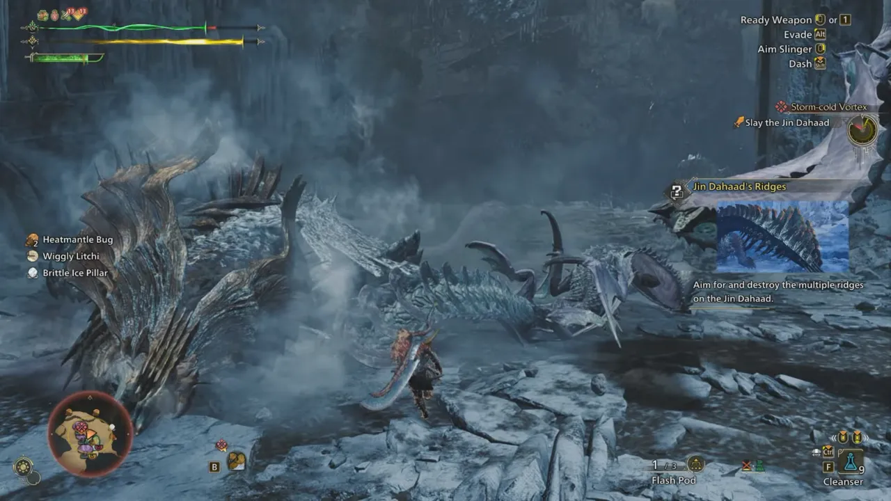 Monster Hunter Wilds Jin Dahaad Monster Fight