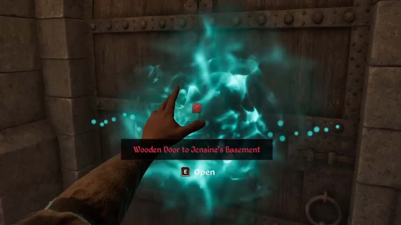 Lockpicking door in Oblivion Remastered