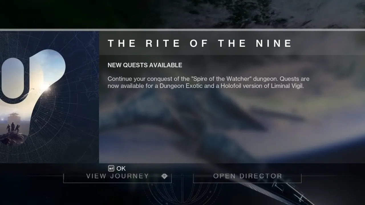 Destiny 2 Ritual Initiation Quest