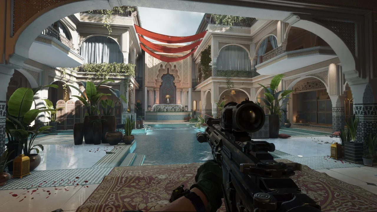 An in-game screenshot of Delta Force with character holding an AR weapon