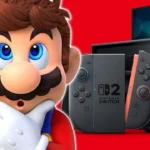 Mario themed Switch 2 console version