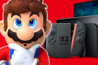 Mario themed Switch 2 console version