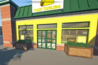 Schedule 1 money launder Taco Ticklers business from outside the building.