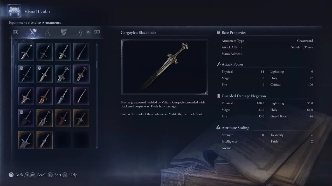 Gargoyle’s Blackblade Best Elden Ring Nightreign Wylder Weapon