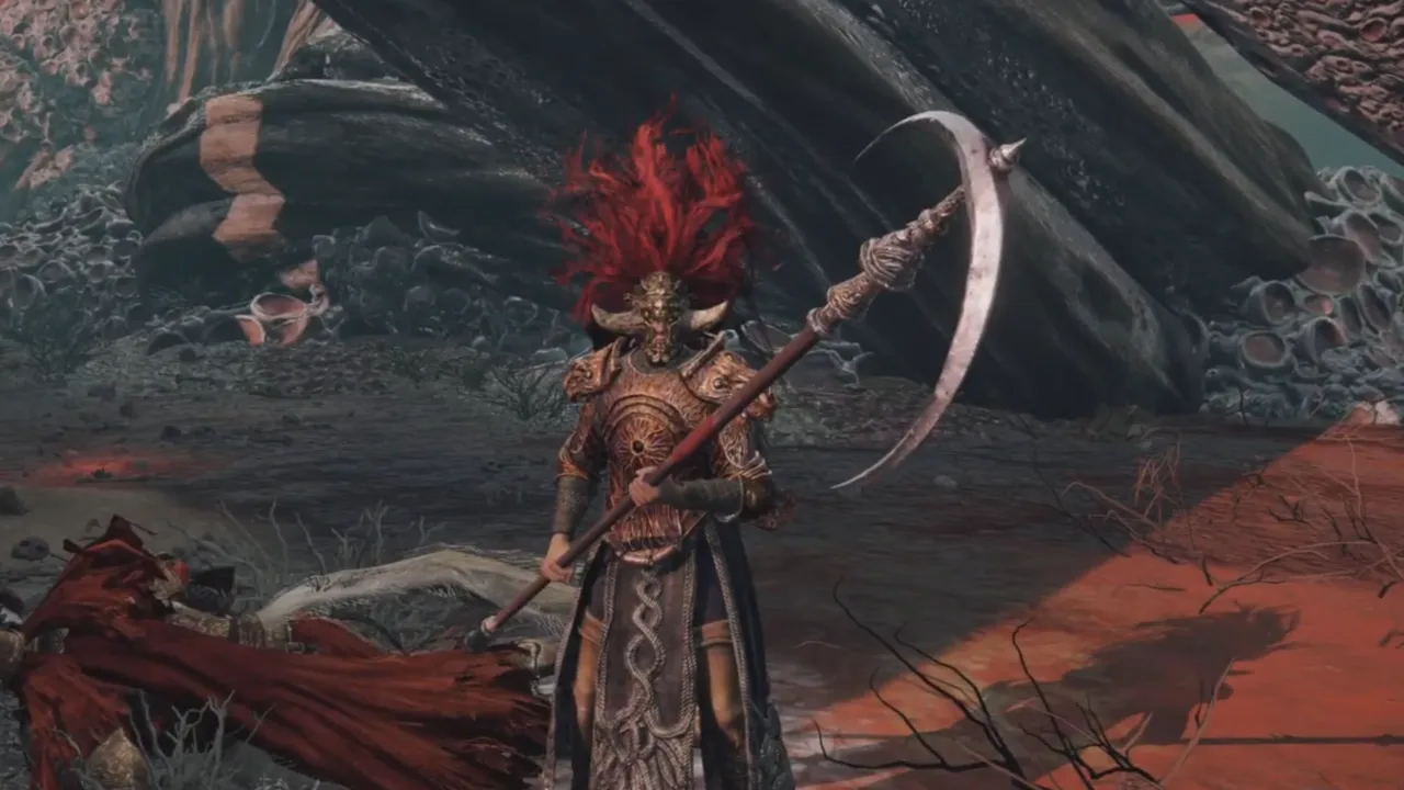 Halo Scythe Weapon Elden Ring
