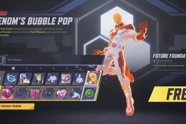 Marvel Rivals Future Foundation Human Torch Skin for Free