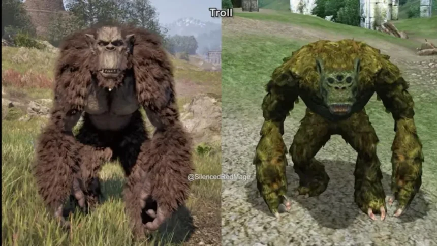 Oblivion Remastered Fans are Confused About this Big Troll Redesign