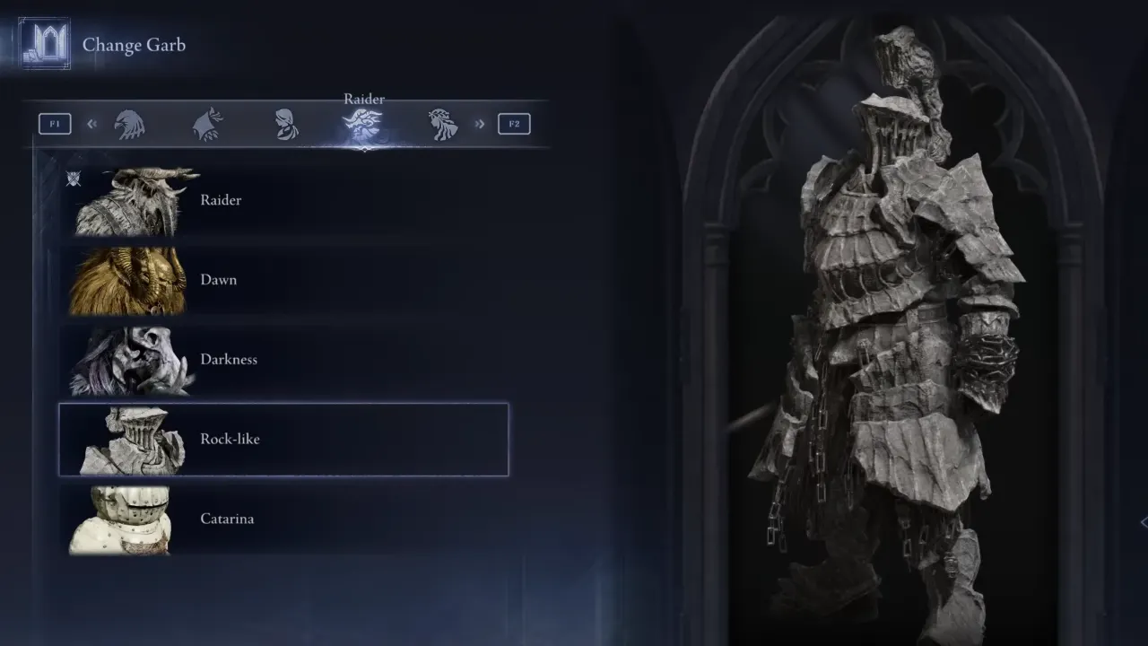 Rock-Like Raider Dark Souls Skin in ELDEN RING Nightreign