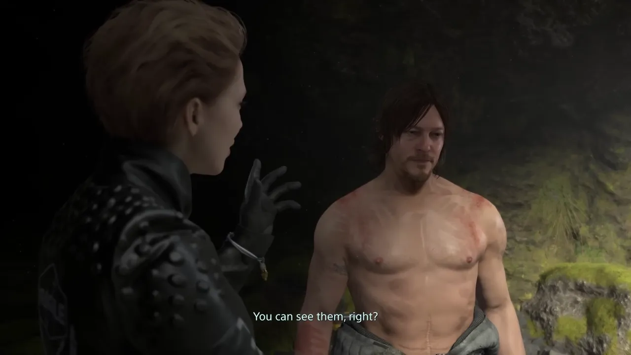 Death Stranding 1 gameplay cutscene